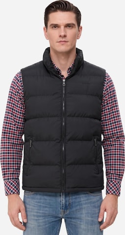 ALLTHEMEN Vest 'Wärmekern' in Black: front
