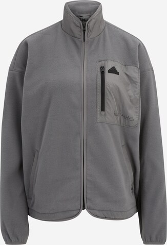 Athletic fleece jacket Grey XXXS XXS