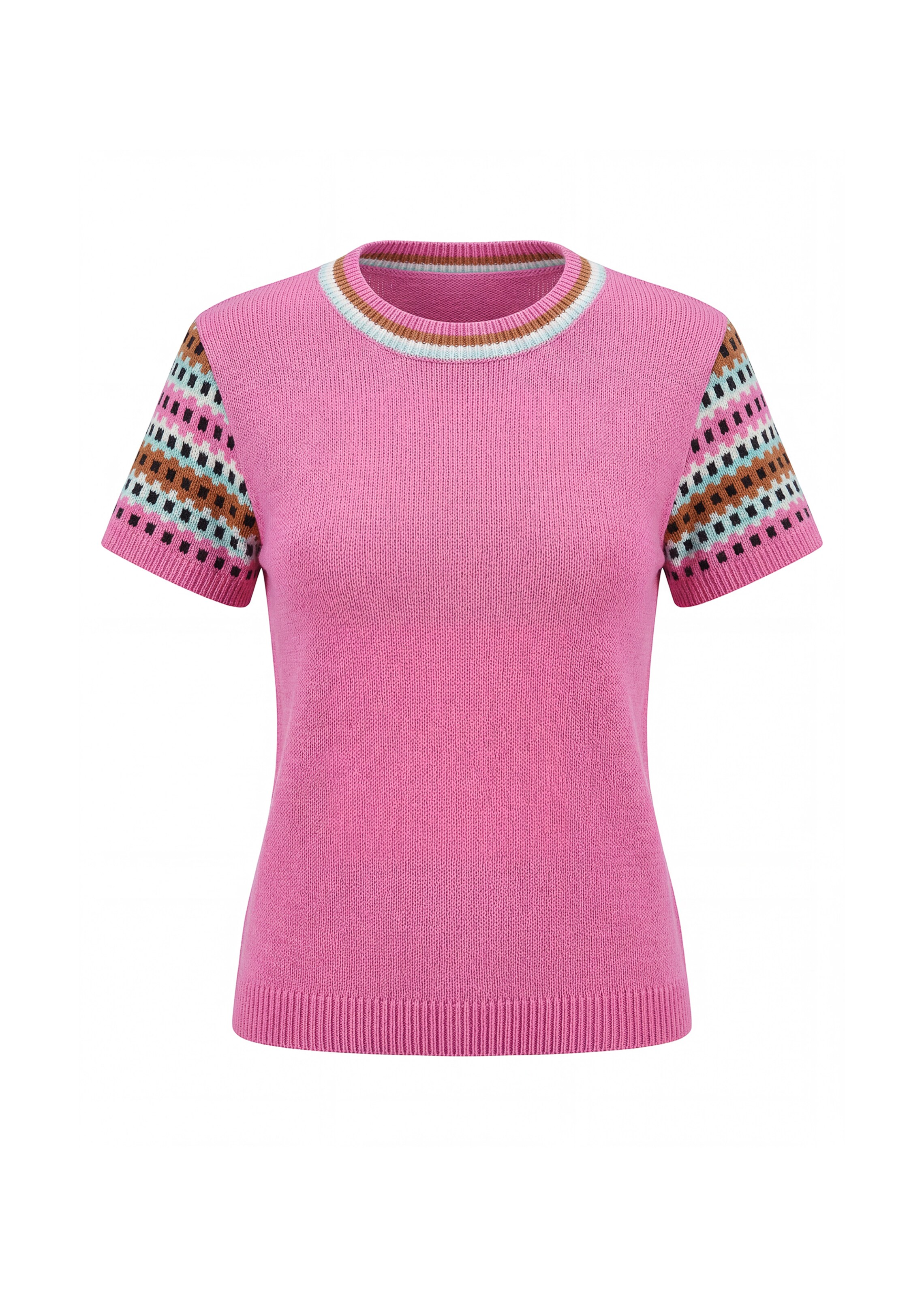 IZIA Trui in Roze: voorkant
