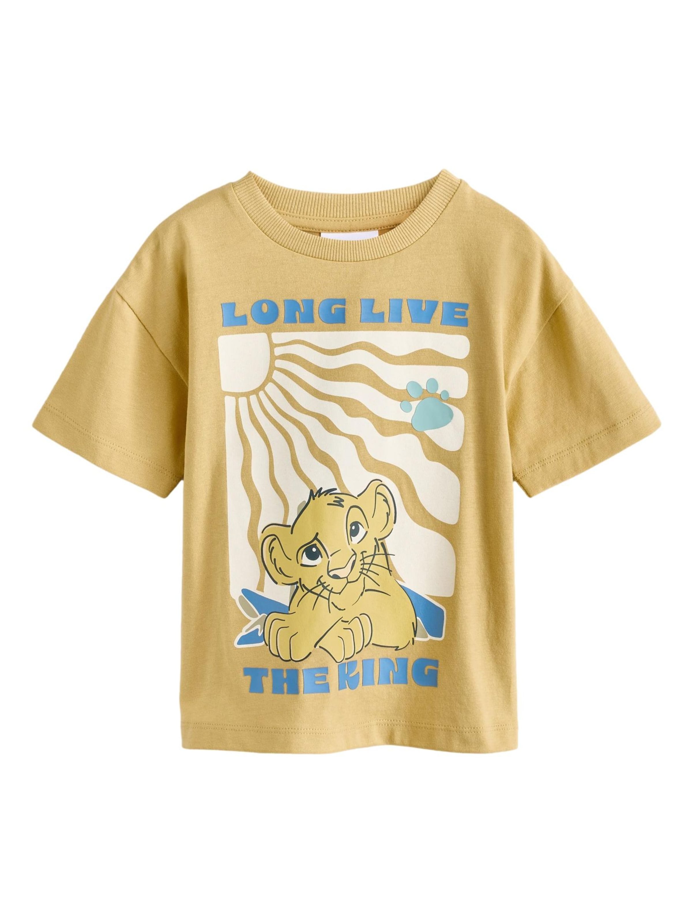 Next Shirt 'Löwenking Simba' in Beige: front