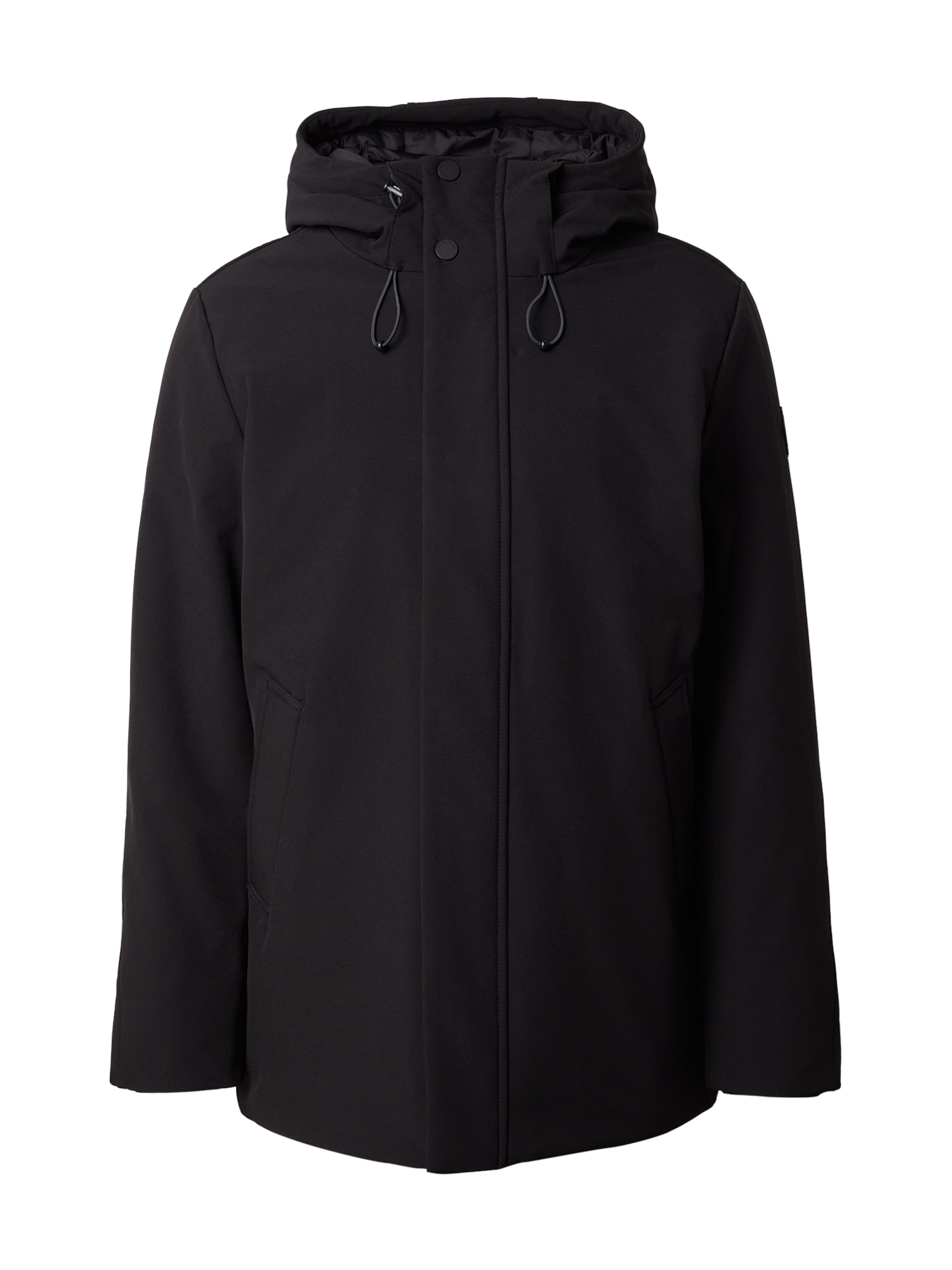 No Excess Jacke in Schwarz: Vorderseite