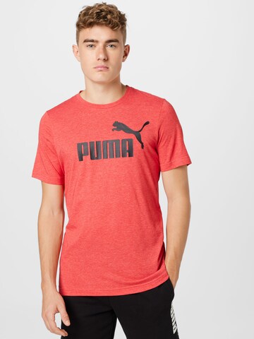 PUMA Performance shirt in Red: front