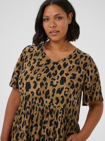 Robe 'KCMolly Ami' KAFFE CURVE en marron