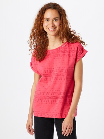 Ragwear Shirt 'HEIDDIE' in Roze: voorkant