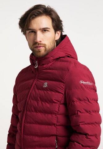 Veste d’hiver Schmuddelwedda en rouge