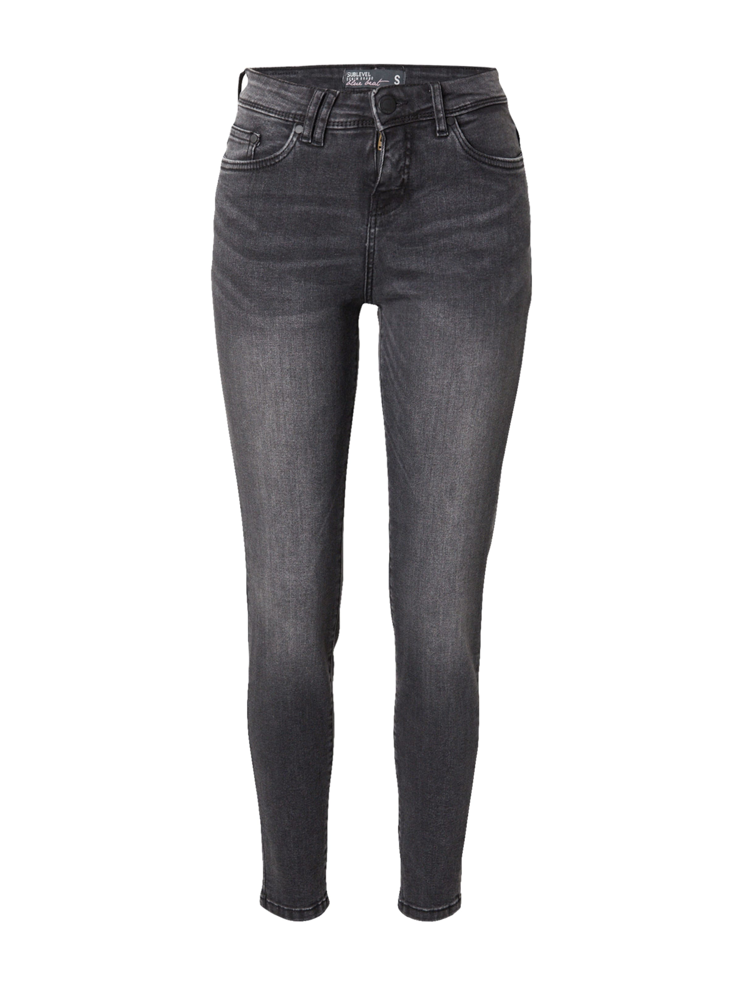 Sublevel Skinny Džíny 'ASANNA' – černá: přední strana