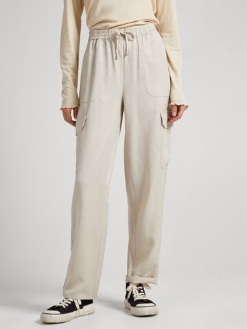 Pepe Jeans Loosefit Hose 'Felisa' in Weiß: Vorderseite