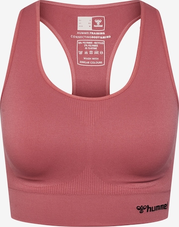 Soutien-gorge de sport 'Tif' Hummel en rose : devant