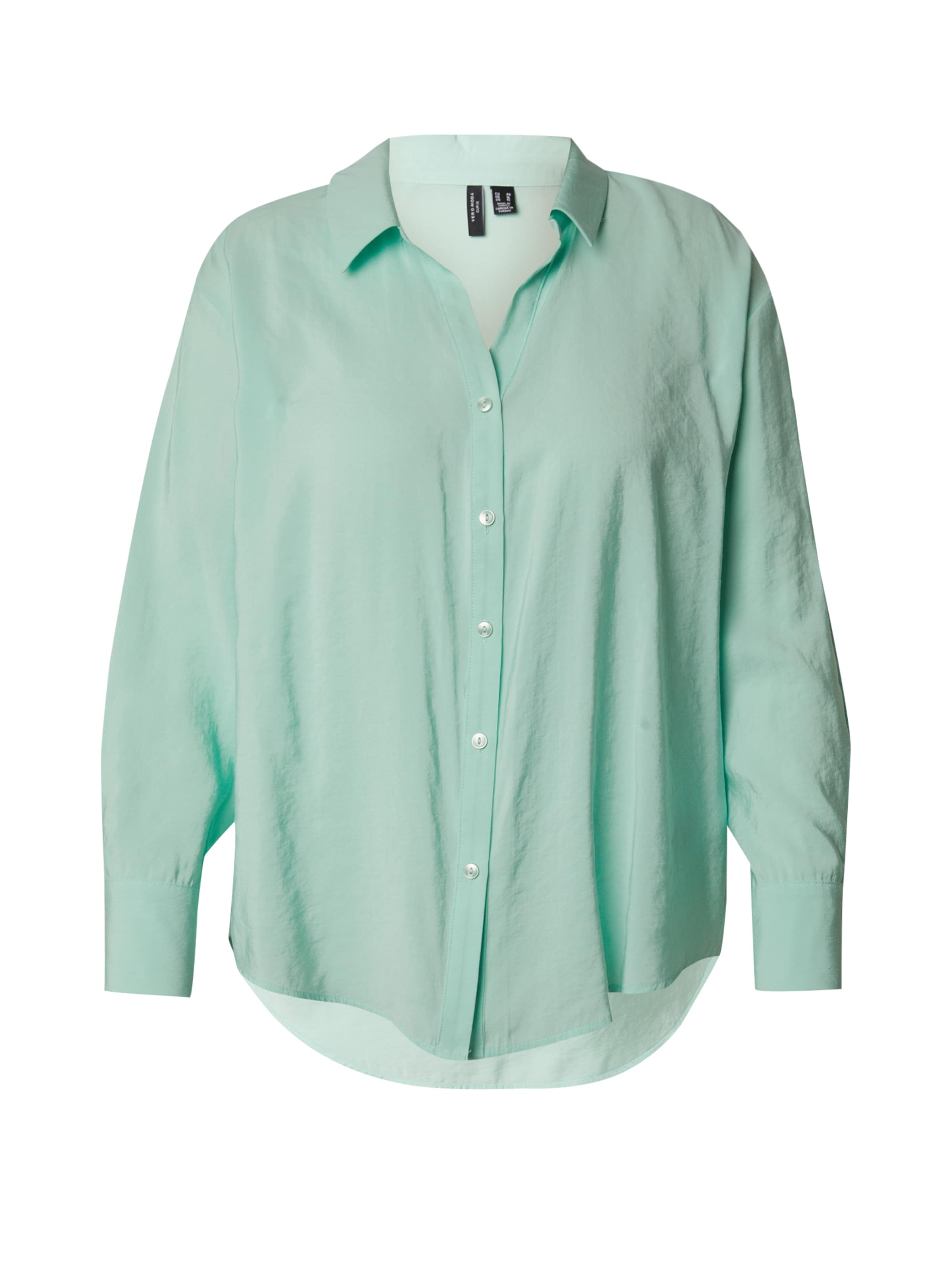 Chemisier 'VMQueeny' Vero Moda Curve en vert : devant