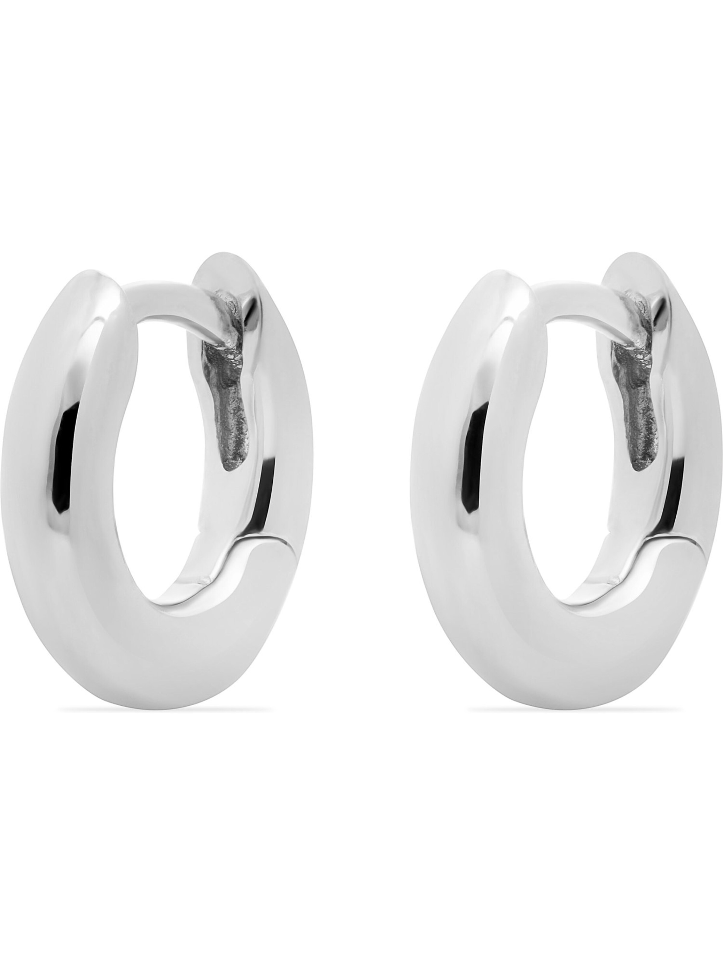 FAVS Earrings in Silver: front