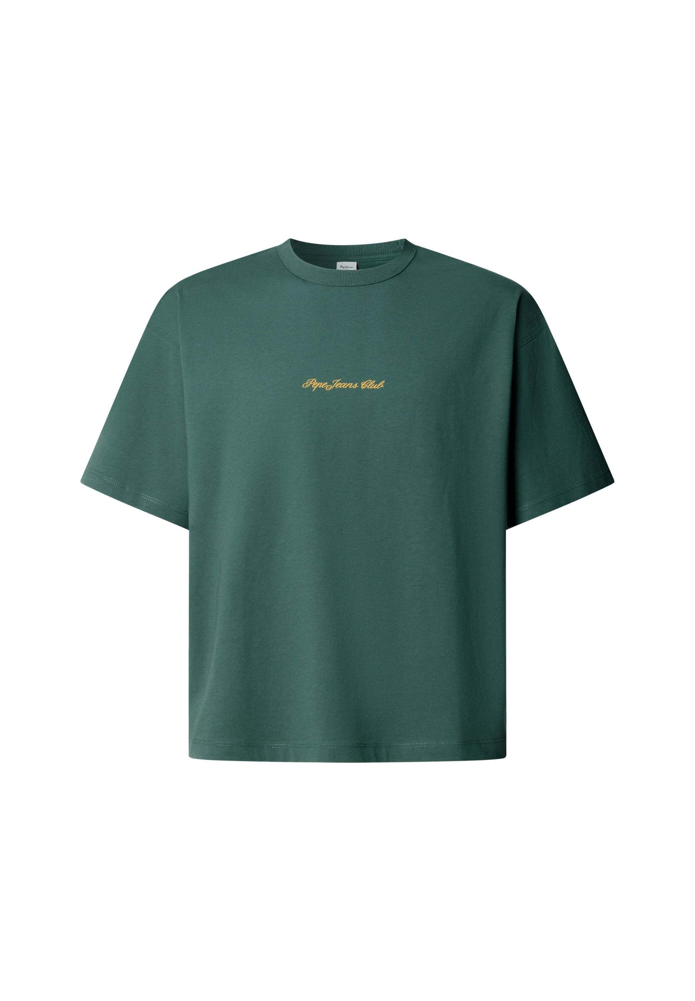 T-Shirt 'CLEMENT' Pepe Jeans en vert : devant