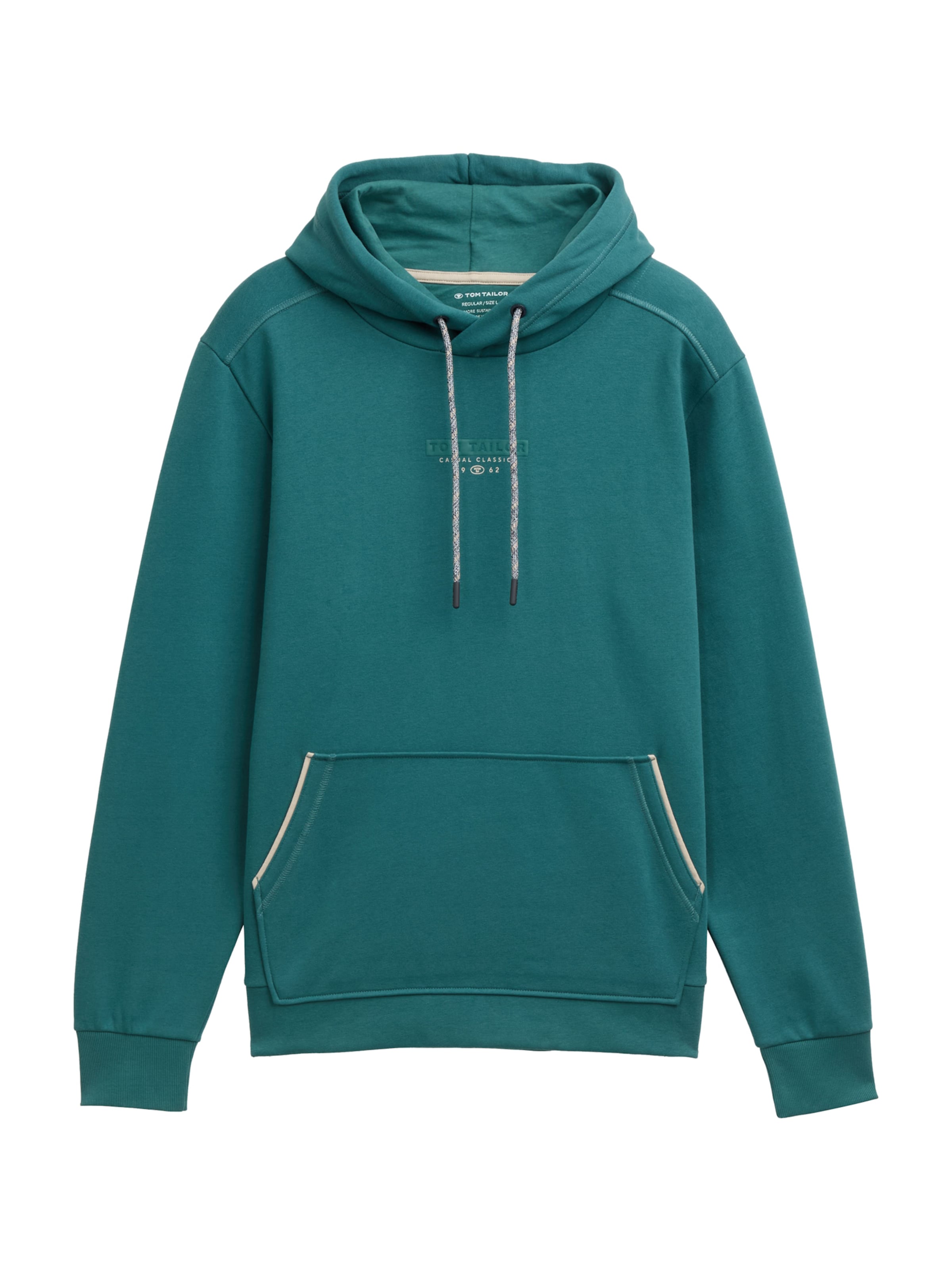 TOM TAILOR Sweatshirt in Green: front