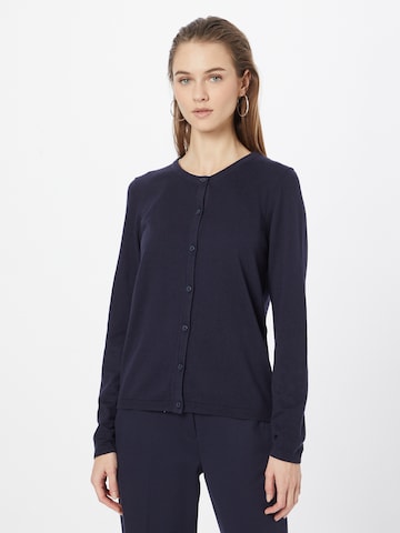 ESPRIT Knit Cardigan in Blue: front