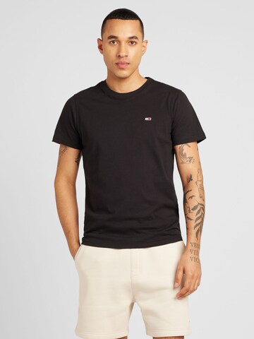 T-Shirt Tommy Jeans en noir : devant