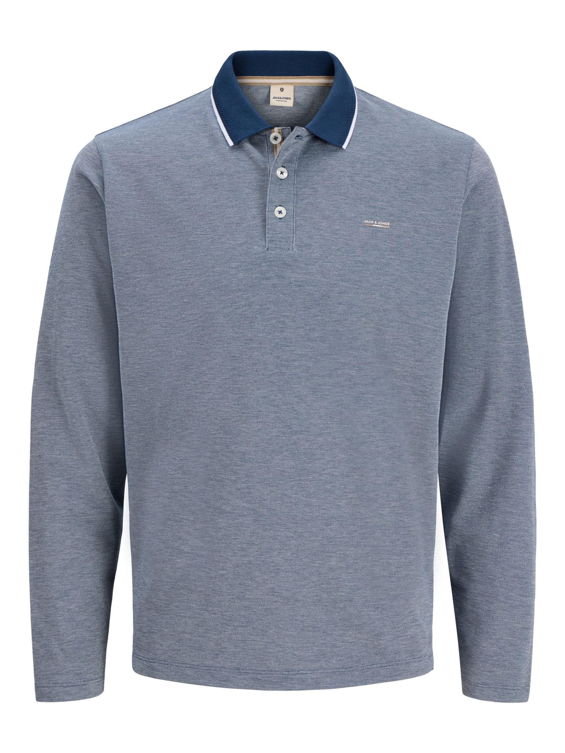 Jack & Jones Plus Shirt 'JPRBlualves' in Blauw: voorkant