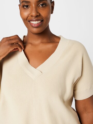 Tom Tailor Women + Pullover in Beige