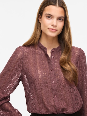 VILA Bluse 'VIChikka' i brun