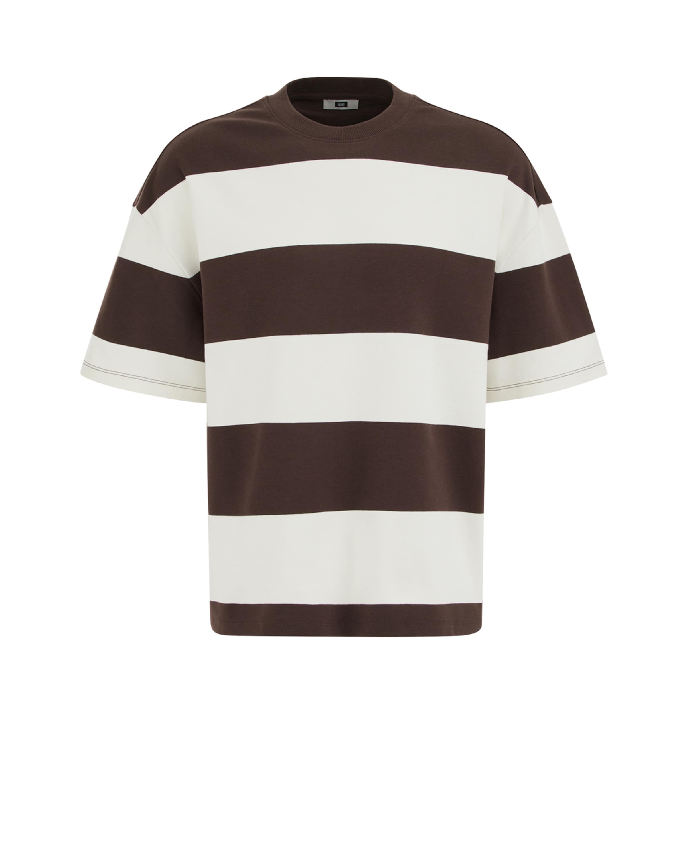 WE Fashion T-shirt i brun: framsida
