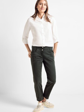 CECIL Slim fit Pants 'Scarlett' in Black