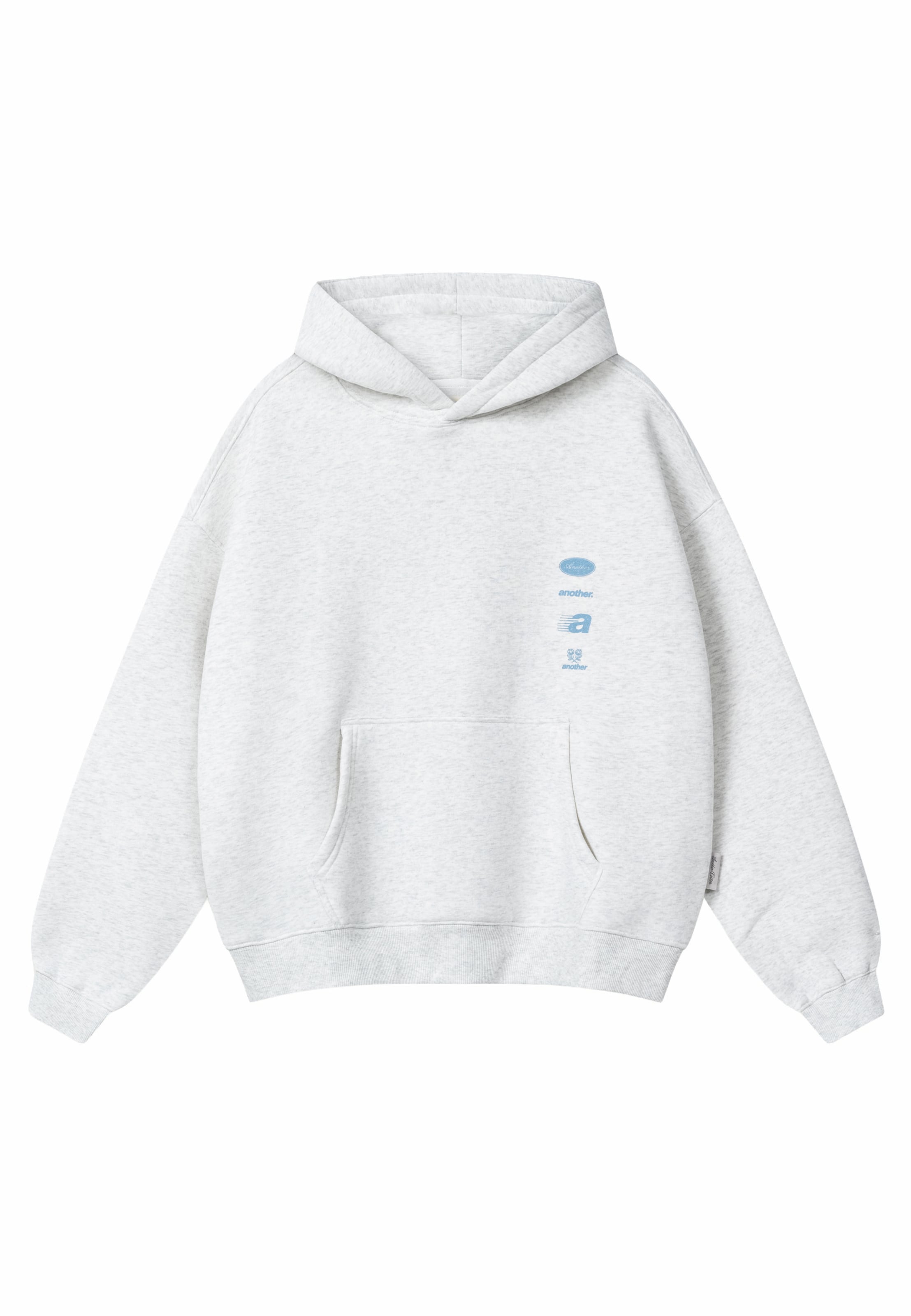 Another Cotton Lab - Sweatshirt 'Summer Story' em cinzento: frente