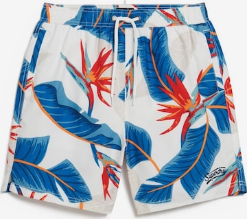 Superdry Board Shorts in Blue: front