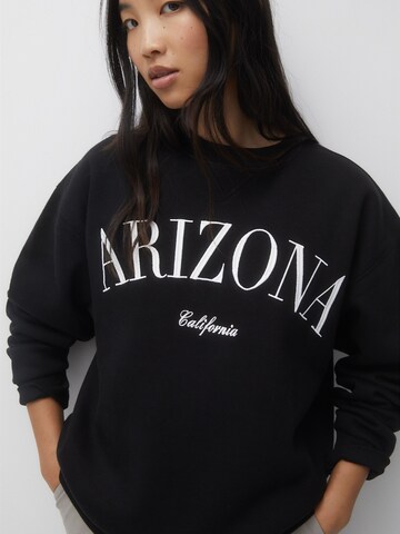 Pull&Bear Sweatshirt in Zwart