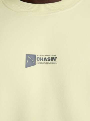 Sweat-shirt 'Ido ' CHASIN' en jaune