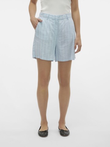 VERO MODA Regular Trousers 'MINDY' in Blue: front