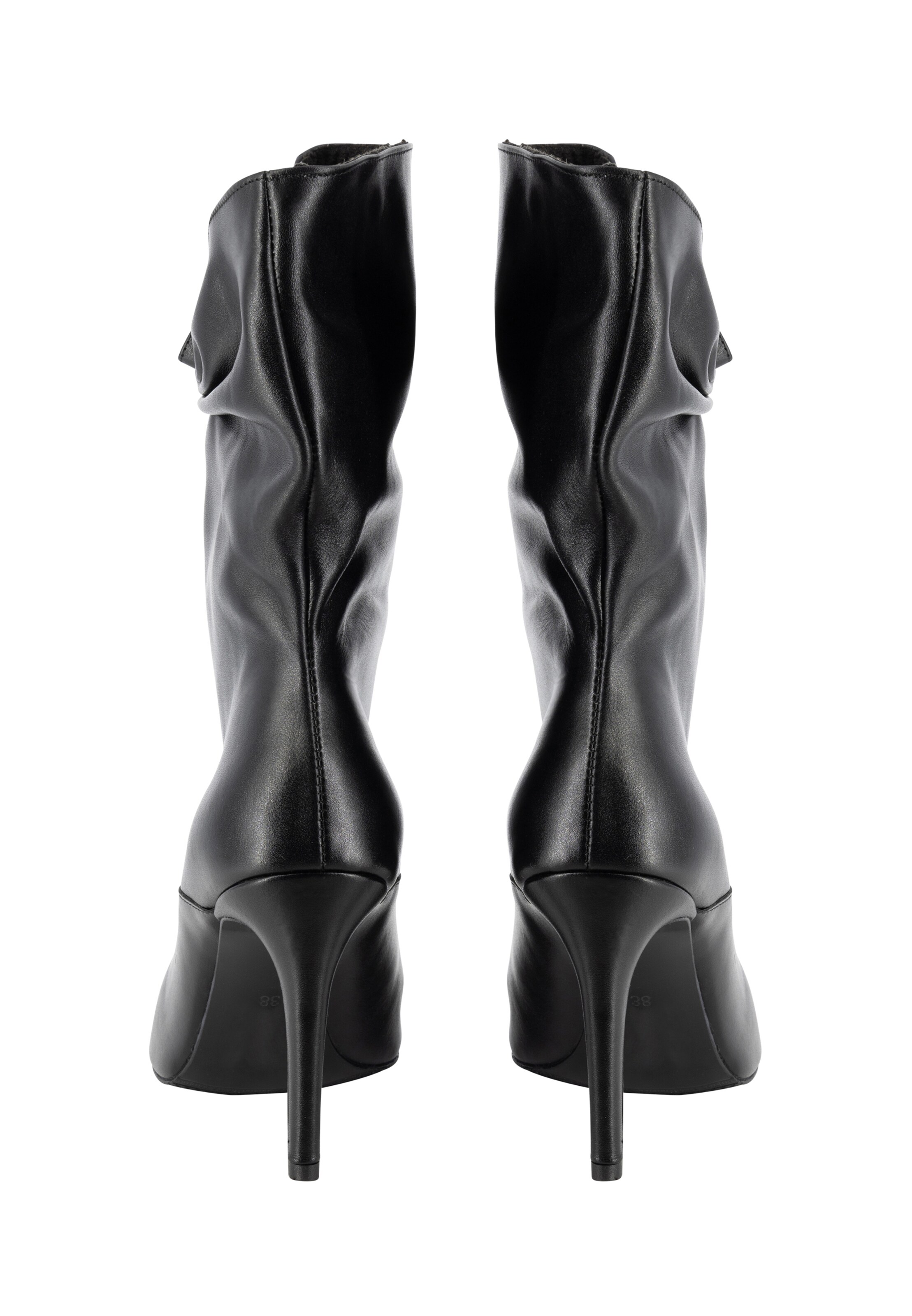 Stivaletto di faina in nero