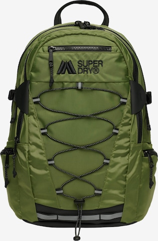 Superdry Rugzak in Groen: voorkant