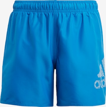 ADIDAS PERFORMANCE Zwemshorts 'Logo Clx' in Blauw: voorkant