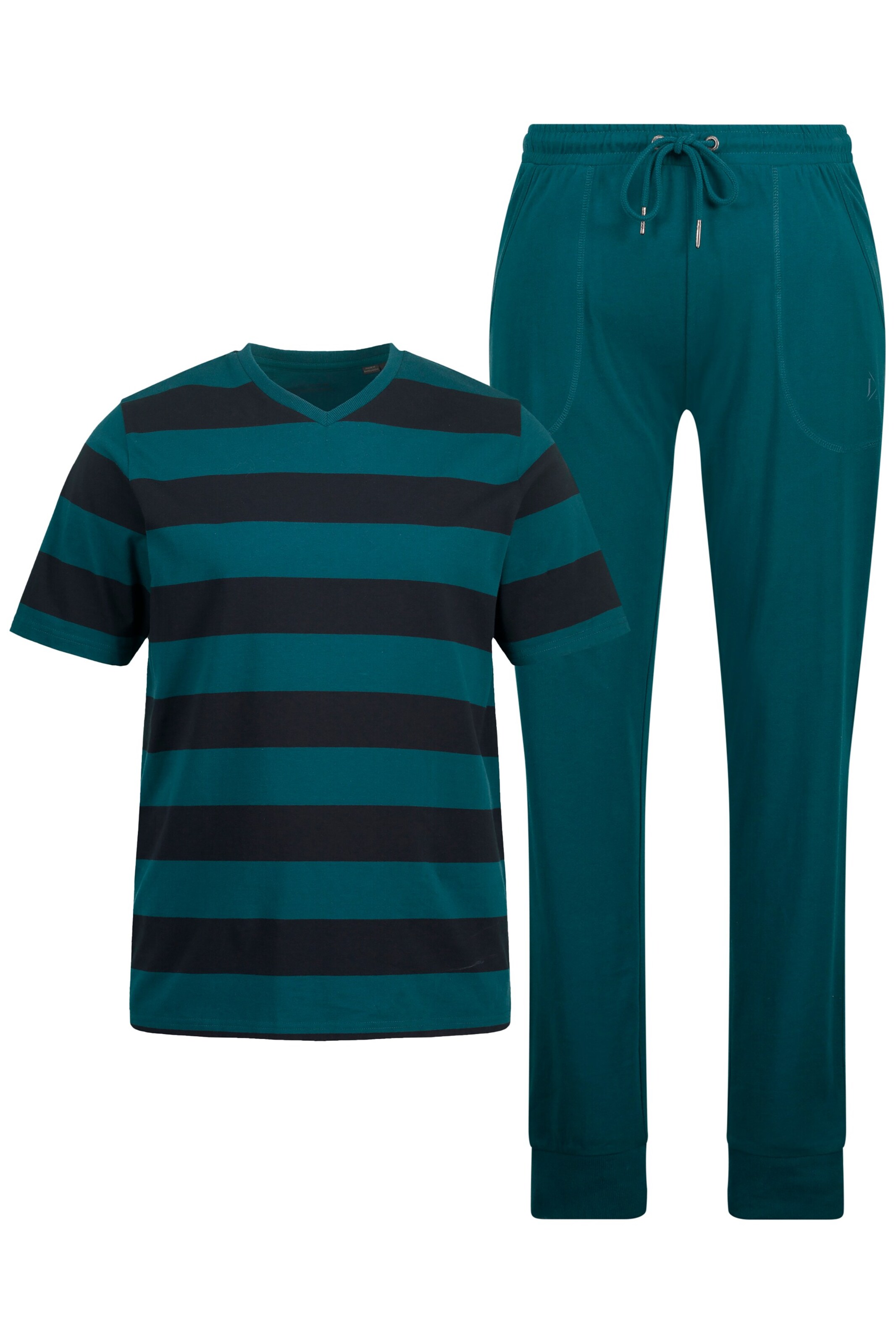 JP1880 Pyjama lang in Grün: Vorderseite