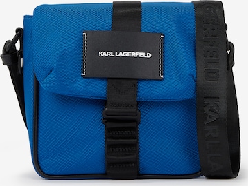 Karl Lagerfeld Umhängetasche in Blau: predná strana