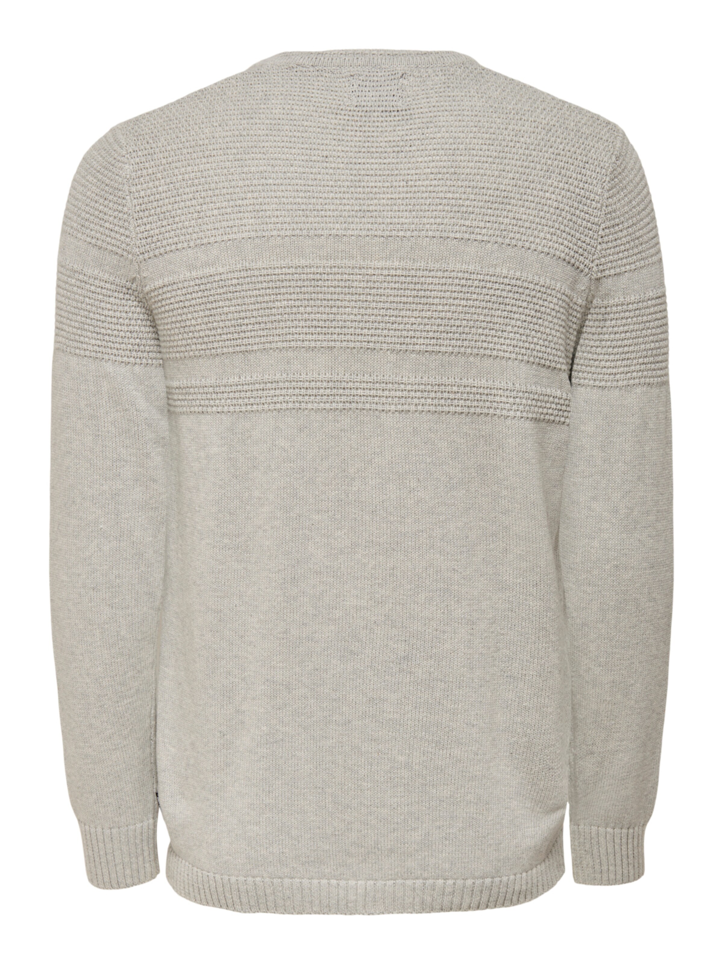 Männer Pullover & Strick Only & Sons Pullover 'Bace' in Stone - TG84411