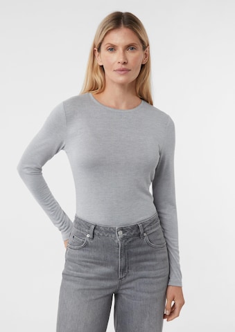 COMMA Shirt in Grau: Vorderseite