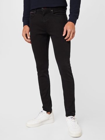 TOMMY HILFIGER Skinny Farmer - fekete: elől