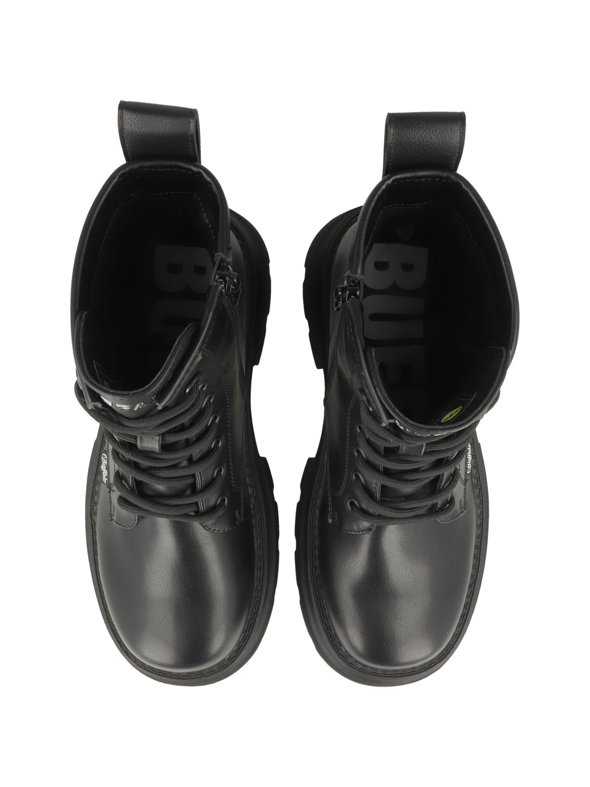BUFFALO Lace-up bootie 'MAVE' in Black
