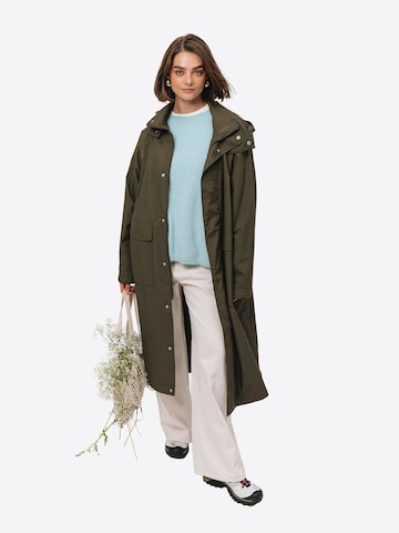 Kubota Overgangsparka 'Kubota Women's Oversized Rainjacket Waterproof Parka' i grøn