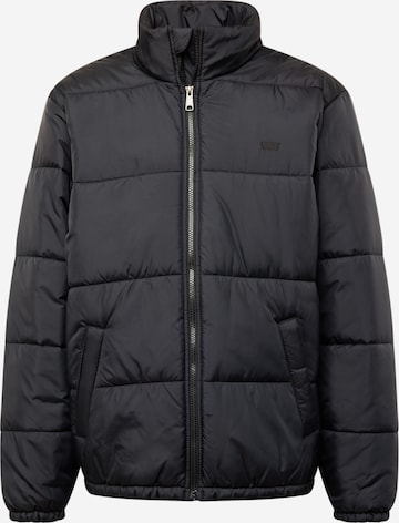 LEVI'S ® Overgangsjakke 'Sunset Short Puffer' i svart: forside