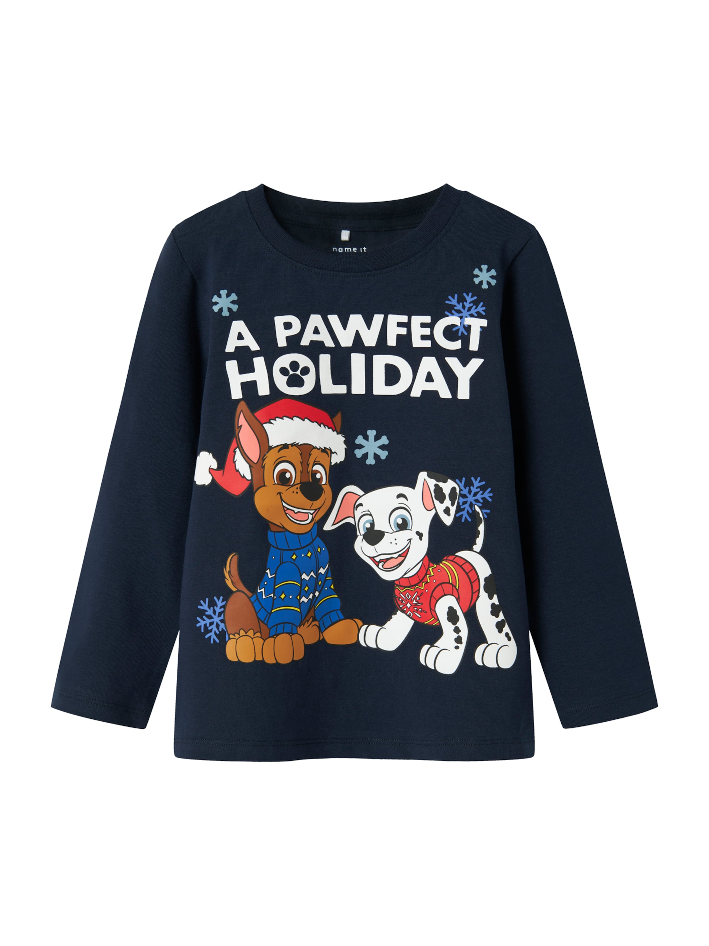 NAME IT Shirt 'NMMSTELLAN PAW' in Blau: Vorderseite