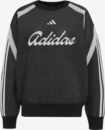 juoda ADIDAS SPORTSWEAR Sportinis megztinis: priekis