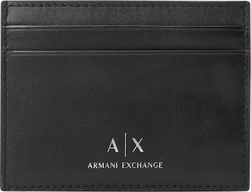 ARMANI EXCHANGE - Estojo em preto: frente