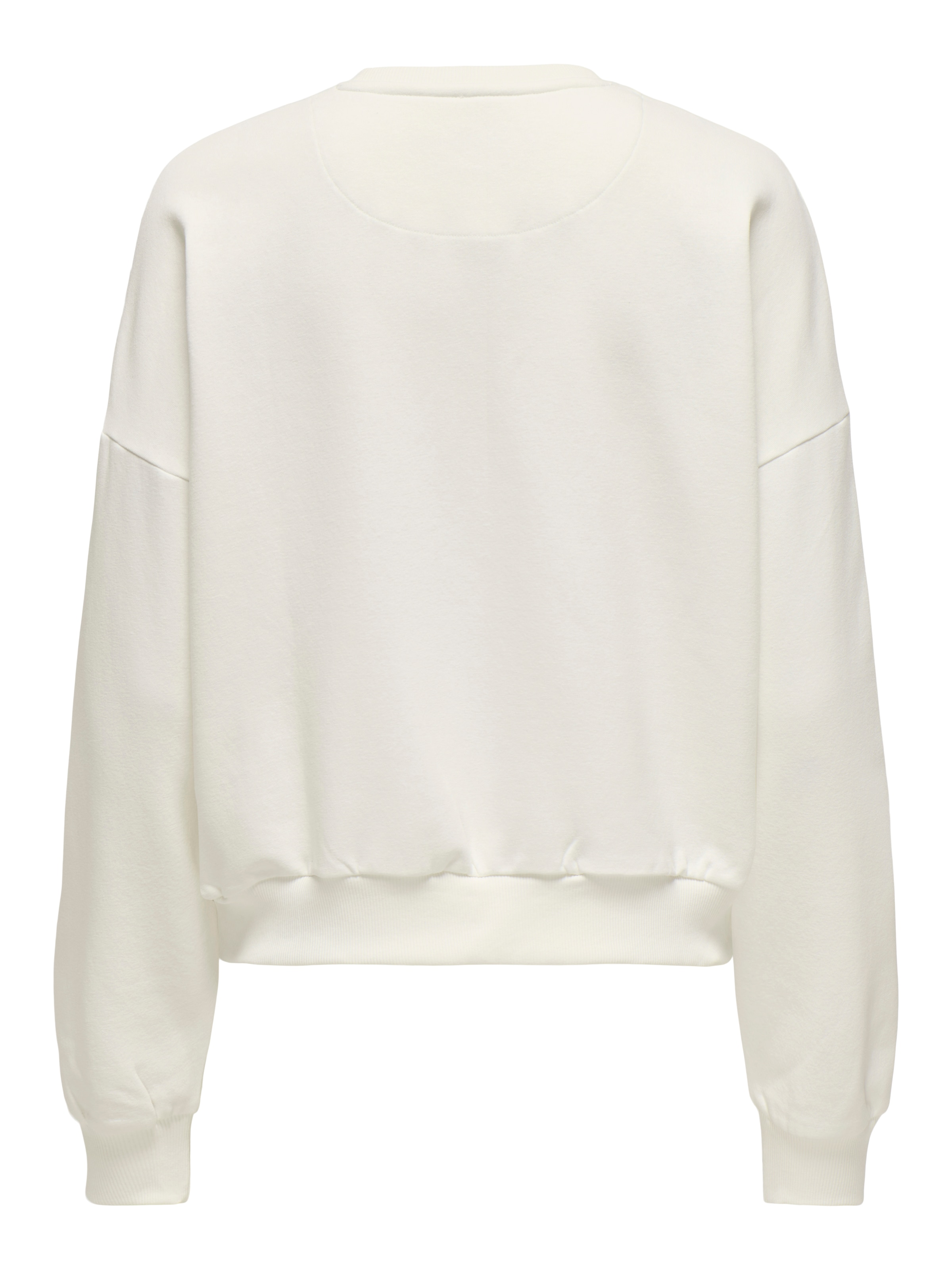 ONLY Mikina 'ONLROLLING STONES' - Biela