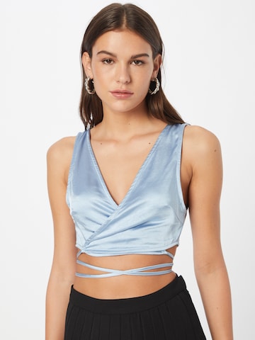 Motel Top 'Liliah' in Blue: front