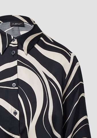 Chemisier s.Oliver BLACK LABEL en noir