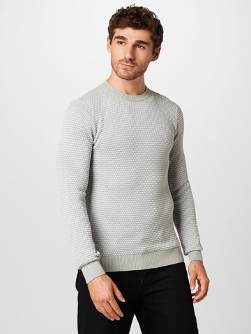 JACK & JONES Pullover 'Atlas' in Grau: predná strana