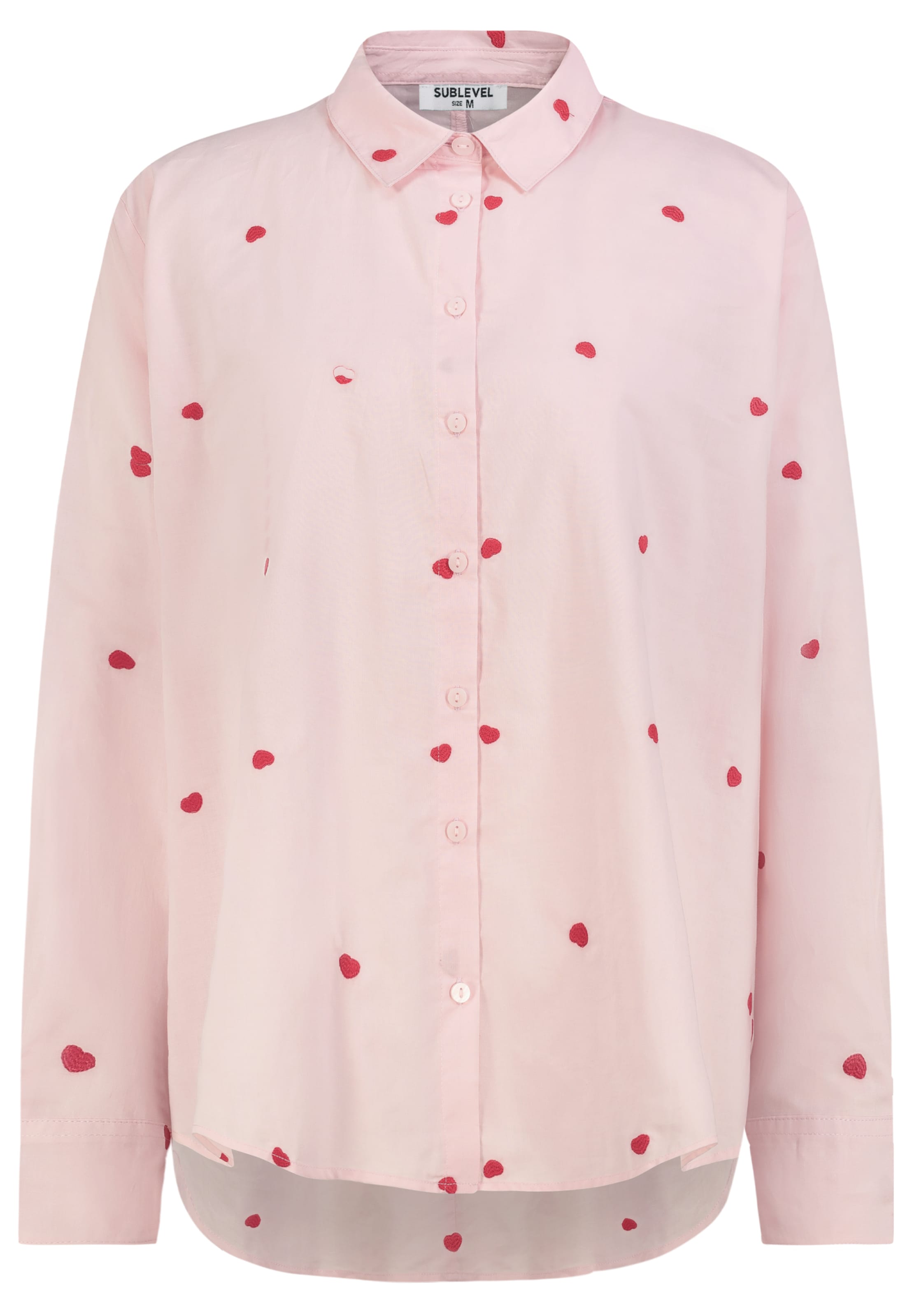 Sublevel Bluse in Pink: Vorderseite