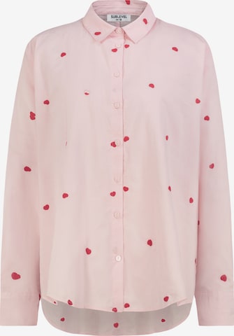 Sublevel Blouse in Pink: front