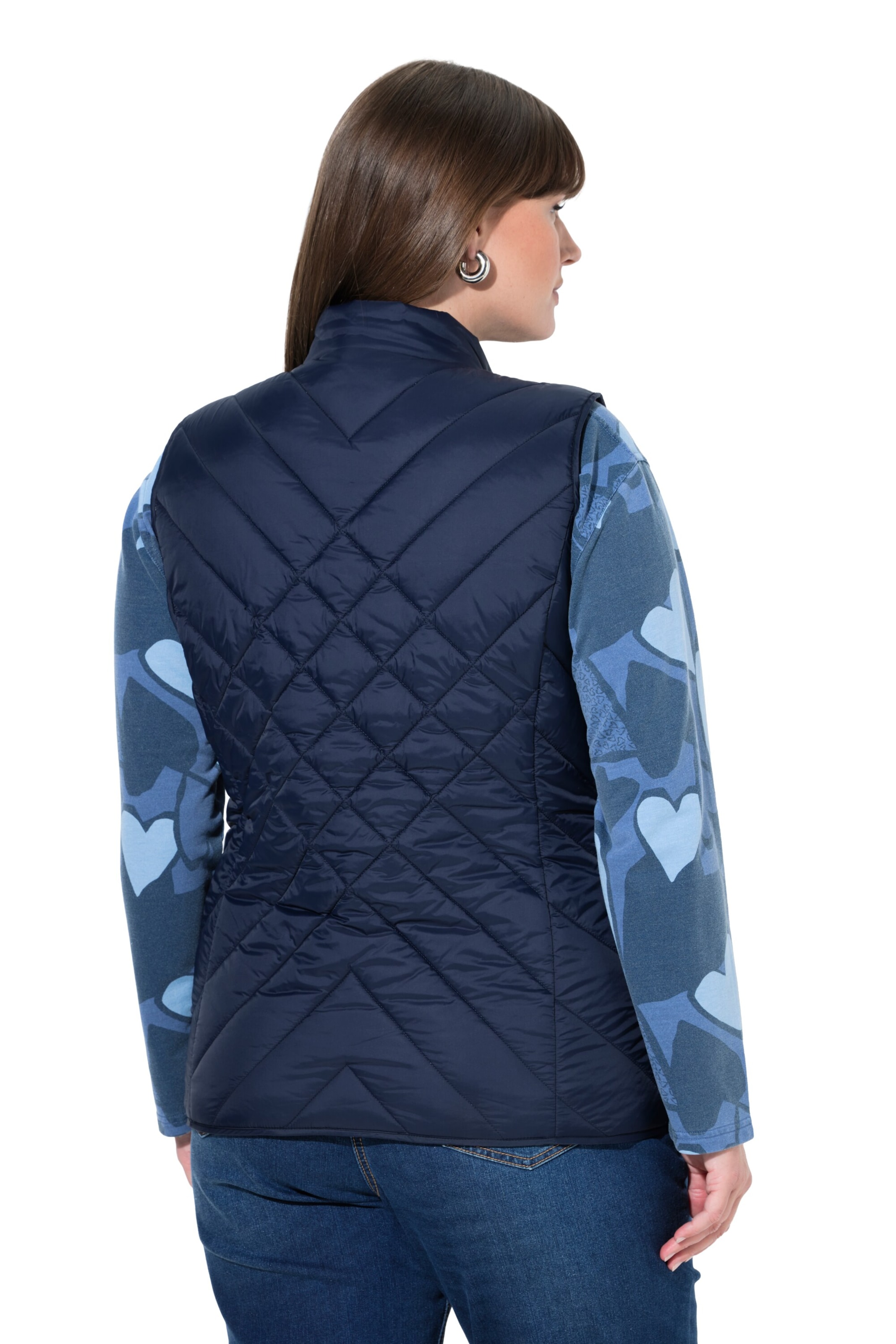 Ulla Popken Vest in Blue