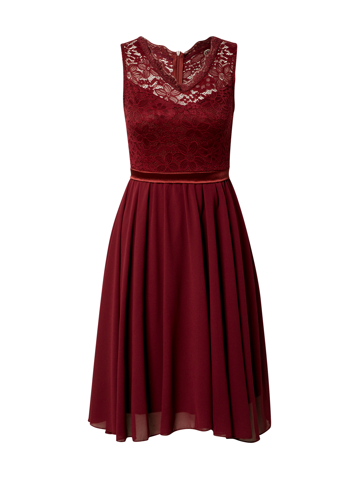 Kobiety Sukienki WAL G. Sukienka koktajlowa w kolorze Czerwone Winom 